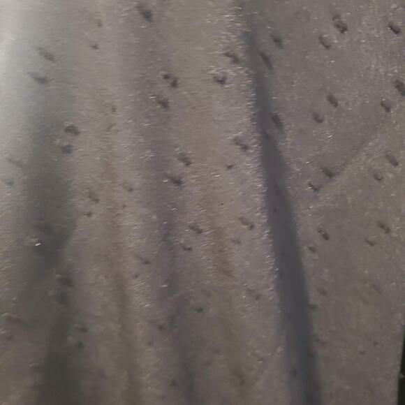 OLD NAVY ~ New! Plus 4X ~ Black Clip-Dot Ruffle Trim Blouse Black - Picture 5 of 10